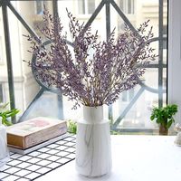 Wholesale Decorative Flowers Wreaths Fork Foam Lover Grass Artificial Flower Plant Home Display Landscape Decoration Wedding Party Pography Props