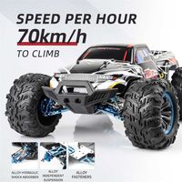 Wholesale 1 Scale G RC Car High Speed Remote Control Off Road WD km h Brushless Truck Rc carros Model Childrens Toys Gift