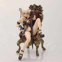 Wholesale Japanese Anime Fate Stay Night Saber Alter Lingerie PVC Action Figure Stand Anime Sexy Figure Model Toys Collection Doll Gift Q0722