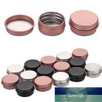 Wholesale Packing Bottles g g Colorful Empty Aluminum Pot Jars Cosmetic Containers With Lid Eye cream hair conditioner Tin Metal