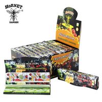 Wholesale HORNET Classic Mixed Fruit Flavor Tobacco Smoking Cigarette Paper King Size Cigarette Paper mm Roll Paper Volume Display Box