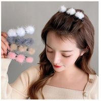 Wholesale Hair Accessories Higood Ms Maomao Ball And Distribute Crop Hairpin Head Hoop Double Bang Clip Side Tire Children Mink Card Plush Small