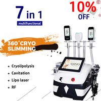 Wholesale Cryolipolisis slimming Machine Ultrasonic Cavitation cryo lipolysis degree cooling slim equipment vacuum weight loss laser lipo