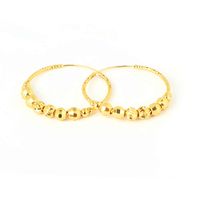 Wholesale Jxx Huggie Ball Earrings k Karat Gold Plated Athetic Earring Hoops Solid Women Cheap Earring Wholale