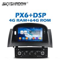 Wholesale Player PX6 IPS DSP Android GB GB Car DVD Wifi Bluetooth RDS RADIO GPS Map For Megane II