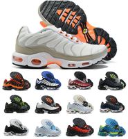 Wholesale 2022 Classic TN Mens Running Shoes Triple White Neon Black Royal Orange Purple Chaussures TNs Trainer Sail Gradient Olympic Persian Violet Metallic Grey Sneakers