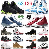 Wholesale 2022 Men Basketball Shoes trainers s Electric Green Carmine UNC Infrared Hare s Obsidian Red Flint Starfish Black Cat Chicago sports sneakers
