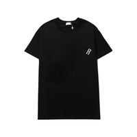 Wholesale Mens T Shirt Tee Summer Round Collar Simple Fashion Loose Creative Short Sleeved Alphabet Print Black Women Wear size S XXL