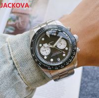 Wholesale High quality mens watch mm series All the dials work stopwatch watches quartz movement pilot chronometre full stainless steel waterproof clock table