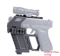 Wholesale Gun pistol G17 G18 G19 expansion Loading device Toys sight mount Carbine conversion kit tactical equipment accessories