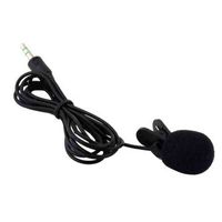 Wholesale Mini mm Active Clip Microphone Clip For PC Laptop Wired Lapel Microphone Perfect USB External Mic Audio Adaptor Cable Y211210