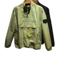 Wholesale Casual Men s Capless Jackets Hooded Streetwear Hip Hop Military Style Windbreaker