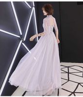 Wholesale Luxury Party Evening Dress Bridmaid Korean Girlfriends Group Chine Sister Skirt Medium Wedding Large Spring Long Sleeve