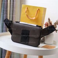Wholesale S LOCK SLING BAG M45864 mens bag Purse Wallet Monograms Macassar coated canvas crossbody Luxurys designers Bags