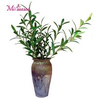 Wholesale 3 type Olive Tree Branches vivid artificial Green Olive leaves for home wedding decor fake flowers christmas deocorative plant