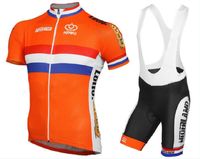 Wholesale 2021 Men Summmer triathlon Netherlands Dutch National Team Cycling Jersey mountain bike clothes maillot ciclismo ropa Size XXS XL
