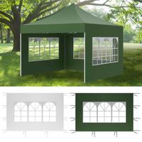 Wholesale Portable Outdoor Tent Oxford Cloth Wall Rainproof Waterproof Tent Gazebo Garden Shade Shelter Side Wall Without Canopy Top Frame Y0706