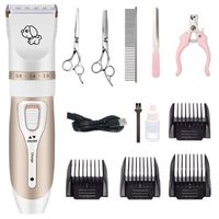 Wholesale Dog Grooming Rechargeable Professional Hair Clipper Pet Cat Dog Trimmer Shaver Set Pets Haircut Tool