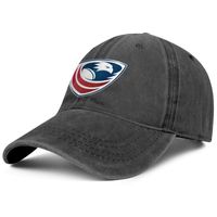 Wholesale Stylish USA Rugby Logo Unisex Denim Baseball Cap Cool Team Hats White
