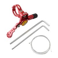 Wholesale Bike Derailleurs Mountain Lever Adjustable Seatpost Aluminum Alloy Lifting Seat Pipeline Controller For Or mm Handlebars