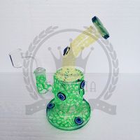 Wholesale Water Pipe hookah Smoking Pipes with bowl layers honeycomb Percolator Recycler Oil Rigs mm male joint