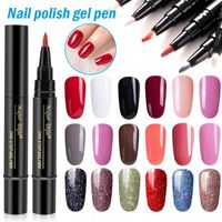 Wholesale Nail Gel One Step Polish Pen ML Soak Off LED Varnish Art Tools For Women Girls PR Sale