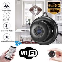 Wholesale V380 WIFI Small Camera Infrared P Mini Wireless IP Cameras Exclusive Plan Night Vision P2P CCTV Camcorder Motion Detect Home Security Dual Audio