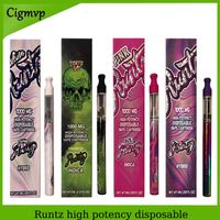 Wholesale Runtz high potency disposable vape pen kits mg Rechargeable Battery ml cartridges mah