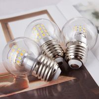 Wholesale Three Color Transformation G14 LED Bulb E27 Screw Base W Soft White Chandelier Edison Light Bulbs crestech