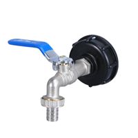 Wholesale Watering Equipments IBC Tank Adapter Ton Barrel Valve Fittings Faucet Joint Brass Garden Hose Carefully