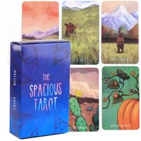 Wholesale The spacious Tarot Deck Cards oracles Divination Prophet Cards Game Gift Board Astrology fortune telling Work Your Light Moonol