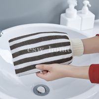 Wholesale Bath Glove Scrubbers Exfoliating Body Scrub Gloves Shower Skin Massage Mitt Rubbing Towel