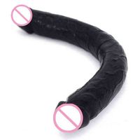 Wholesale NXY Vibrators Red black snake pattern female false penis cm long big penis for masturbation lovers anal sex toys used at both ends