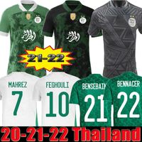 Wholesale 2021 Algerie Speical Player version Fans Soccer Jersey Home Away black MAHREZ BOUNEDJAH FEGHOULI BENNACER ATAL Algeria Maillot de Foot Men Kids