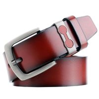 Wholesale Belts Vintage Designer Pin Buckle Men Belt Synthetic Leather Brand Male Waist Fashion Jeans Waistband High Quality Man Strap