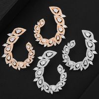 Wholesale Baguette Cut CZ Stud Earring For Women Wedding Cubic Zirconia Brincos Boucle D oreille Trendy Bohemia Jewelry
