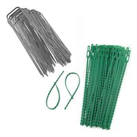 Wholesale Other Garden Supplies Adjustable Plastic Plant Cable Ties Reusable Stakes Landscape Staples