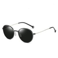 Wholesale High Quality Al mg Retro Round Sun Glasses Men Polarized Sunglasses in Stock