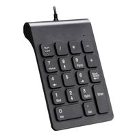 Wholesale Keyboards Mini USB Wired Numeric Keypad Numpad Keys Digital Keyboard For Accounting Teller Laptop Windows Android Notebook Tablets PC