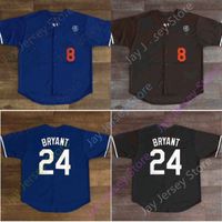 Wholesale 2020 Los Angeles Jersey Baseball Blue Black Size S XL Button Down All Stitched Embroidery Drop Shipping