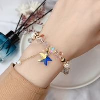 Wholesale Spring new colorful starfish women s super fairy sparkle holiday Style Bracelet candy color Korean live hand ornaments