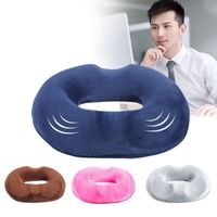 Wholesale Cushion Decorative Pillow High Quality Donut Hemorrhoid Seat Cushion Tailbone Coccyx Orthopedic Prostate Chair For Memory Foam