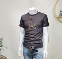 Wholesale Men s T Shirts cylinder solid color black short sleeve advertising custom cultural shirt B4B7