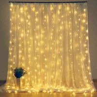 Wholesale Icicle Curtain String Light Fairy Led Christmas Garland For Year Wedding Home Window Patio Party Decoration