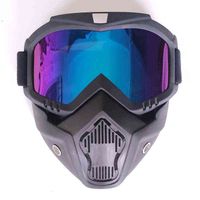 Wholesale Cycling Riding Motocross Sun Ski Snowboard Eyewear Mask Goggl Helmet Tactical Windproof Motorcycle Masks