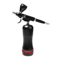 Wholesale Professional Spray Guns Airbrush With Compressor Kit C Dual action Air Brush Tools mm cc Gravity Feed Rechargeable Mini Handheld Cake