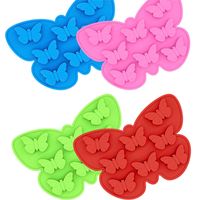 Wholesale DHL FREE Ice Tray Food Grade Creative Butterfly moulds Shape Baking DIY Cake Silicone Chocolate Mould