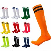 Wholesale Men s Socks Adult Hit Color Wear resistant Children Kids Sport Long Over Knee High Baseball Hockey