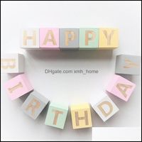 Wholesale Items Décor Home Gardenlarge Wood Alphabet Letters Numbers Blocks Abc Cubes Diy Crafts Baby Montessori Educational Toys Keepsake Gift Po P