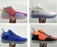 Wholesale Boots KD EP White Orange Foam Pink Paranoid Oreo ICE Basketball Shoes Original Kevin Durant XI KD11 Mens Trainers Sneakers Size a8